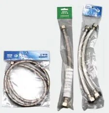 1/2&quot;FM PVC Cover Flexible S. S. Braided Hose for Shower, Angle Valve, Shattaf Woven Hose (HY6310)