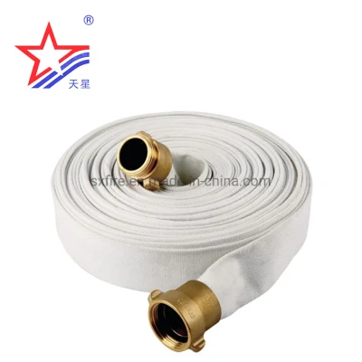 40 mm Sj or DJ Canvas Fire Hose with Brass Coupling