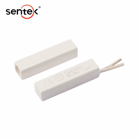 Surface Mounted ABS Plastic Magnetic Contact Wired Door Sensor, BS-2051
