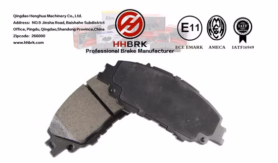 D772ceramic Carbon Fiber Brake Pads, High Quality Brake Pads, Environmental Protection More Wear-Resistant, Automotive Brake System, High Performance Low Noise